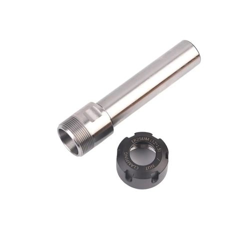 Tough As Nails C16 ER11 Straight Shank Extension Bar For Milling Machines And Lathes Heavy Duty Ten Inch Collet Holder