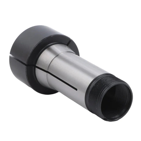 2 Inch Precision 5C Step Collet Lathe Fixture For Machinists And Gearheads Slotted Faceplate Mount High Accuracy Steel Construction, threaded end view
