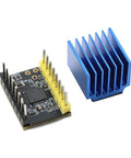 Five Pack TMC2208 Stepper Motor Drivers Ultra Quiet 3D Printer Accessory With Heatsink Yellow Pin For Smooth Precise Motion And Near Silent Printing With Up To 256 Microsteps And SC2 Technology