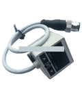 Heavy Duty Pneumatic Pressure Switch Industrial Sensor Component For Automation Control Systems 0860820 with display and connector.