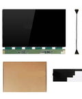 Next Level Replaceable Premium Screen For 3D Printers Serving Crisp 8K UV Curing Perfection With Zero Hassle Setup and Rugged Frame Assembly Kit Right Away, showing black LCD panel, circuit board, and packaging.