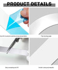 Stainless steel finishing trim strips, 12 x 1 x 0.02 in, 5 pcs, with protective film for DIY kitchen stovetop gap filler
