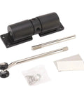 Automatic Door Closer Quiet Aluminum Alloy Self Closing Mechanism Spring with components, Heavy Duty 20-40Kg Doors, Up to 39 Inch Wide