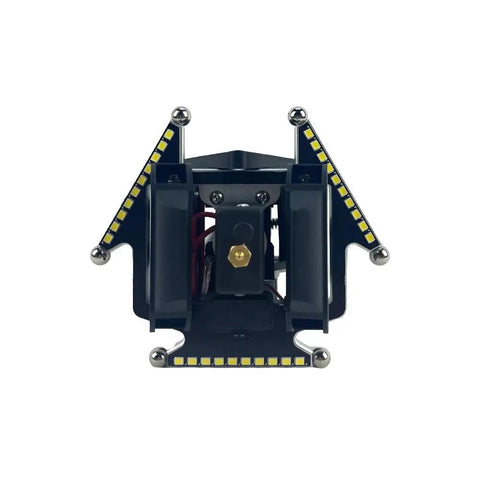 Totally Rock Solid Effector Hotend Kit For V400 3D Printer with zero hassle auto leveling print head from the front view.