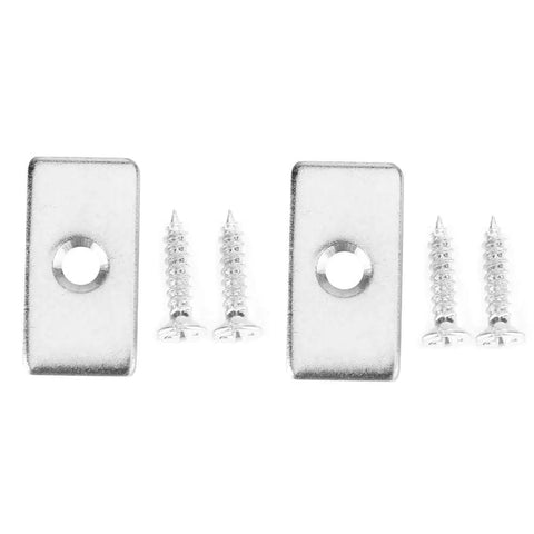 Strong Magnetic Catch Door Latch Set 8pcs with white ABS catches and screws for kitchen cabinets and doors