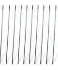 10 Pcs M2 Pushrod Connectors Stainless Steel Rod Linkage 7.87 Inch For RC Models Airplane Helicopter Boat Car DIY Parts