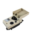 Electronic Coin Counter Sorter And Wrapper with open tray, buttons, and digital display for easy multi-country coin sorting.