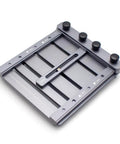 Mini CNC Solder Paste Stencil Printer for Dual Sided PCBs with laser etched scales, pro-grade aluminum fixture and tool-free clamping