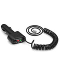 SmartCord Coiled Power Cable For Radar Detectors Compatible With Redline 360c MAX 360 360c MKII MAXcam 360c And Other Models 12V Car Charger