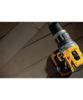 20V Max XR Cordless Hammer Drill With Brushless Motor, Ultra Compact Lightweight Design For Concrete, Wood, And Metal in use