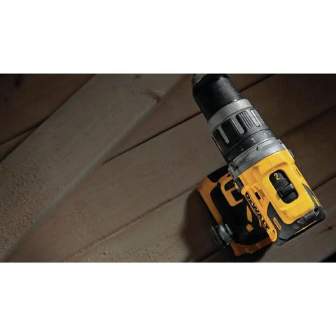 20V Max XR Cordless Hammer Drill With Brushless Motor, Ultra Compact Lightweight Design For Concrete, Wood, And Metal in use