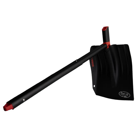 Black Dozer 2HS Avalanche Shovel With Ovo Concave Shaft Low Profile Beefy Blades And Cored Handles For A Strong Lightweight Packable Rescue Tool