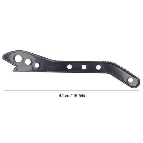 Two Pack ABS Push Sticks For Woodworking Heavy Duty Safety Pushers, 42 cm, black, ergonomic handle visible in side view
