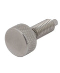 Built Tough Carbon Steel Indexing Plunger With M6 Metric Threads And 3 Millimeter Pin Diameter Zinc Coated Lock Out Detent Hardware