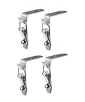 Stainless Steel Spring Loaded Hook Lock Bolt Toggle Latch Clamp For Doors Drawers Cabinets Toolbox And Closets 4 Pack With Lock Bolts