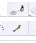 Stylish Brushed Red Bronze Door Stopper With Hidden Catch To Save Skirting Boards and Protect Walls From Dings Using Strong Magnetic Hold For A Slam Free Home Without Needing Nails Or Drills Anywhere hardware components and screws
