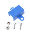Blue Kaasst N20 gear motor mounting bracket with 2 bolts and 2 nuts