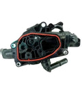 Precision Engine Thermostat Housing Assembly Integrated Thermal Management for Kia Hyundai, showing detailed design and rubber gasket.