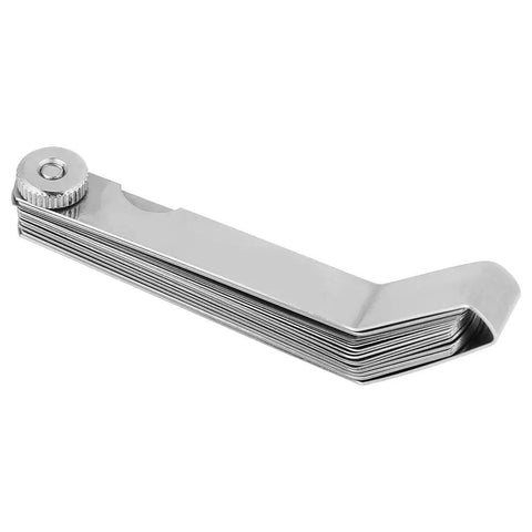 Stainless Steel Curved Feeler Gauge For Welding Gap Size Measurement And Slot Size Inspecting Tool Rust Resistant Pro Grade Precision Gauge