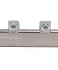 Front view of 6 Inch Pipe Repair Clamp With 1 Inch IPS Connection Stainless Steel For Steel And PVC Pipes Built Tough Clamp That Delivers a Tight Seal