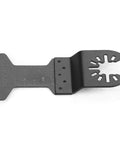 44mm High Carbon Oscillating Saw Blade Set For Plunge Cuts with digital depth scale in black steel