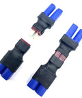2 Pairs EC5 To T Plug Adapters For RC Cars Trucks Planes Boats And LiPo Battery Chargers EC5 Male To T Plug Female And T Plug Male