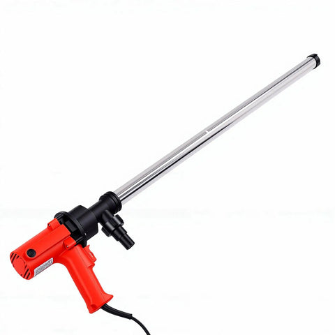 Eujgoov Electric Drum Pump For 200L And 220L Containers Fast Liquid Transfer 60 To 75 Liters Per Minute With 6 Gear Speeds For Workshops And Industrial Use Efficient Handheld Design