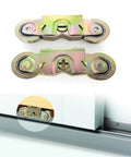 Two-Piece Side-Adjustable Heavy-Duty Sliding Patio Door Tandem Roller Assembly Fits PN 1997061 1982 To Present Replaces 1273704