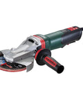 6 Inch Flat Head Angle Grinder With Non Locking Paddle Switch And Brake, 13.5 Amp, 9600 RPM, Aluminum Die Cast shown with ergonomic design