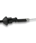 Close-up of Plug And Play Kick Down Cable For Turbo 350 TH350 Transmission from gas pedal to firewall, 1968-1972 Cutlass Skylark.