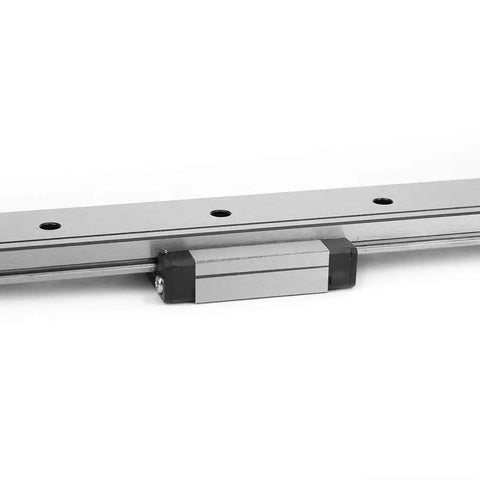 Miniature Linear Guide Rail Kit With 24mm Wide Block For Pro Grade Precision In Automated Equipment, High Accuracy Linear Motion System, Includes Two Bearing Steel Sliding Blocks