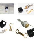 Two Pack Chainsaw Kill Switch Replacement Kit For 45cc To 58cc Gas Engines with metal mounts and shockproof pads