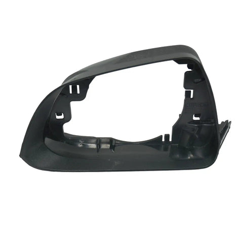 Left Side Rearview Mirror Housing Cover Frame For Tesla Model 3, black plastic cap for exterior protection and fit.