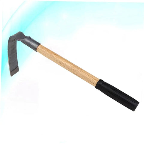 Heavy Duty Pro Grade Metal Garden Hoe Set For Weeding And Planting Lightweight Steel Hand Hoe with wooden handle