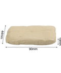 Heavy Duty Waterproof Sealing Putty Plugs, beige, 90mm x 44mm x 19mm, ideal for sealing wall holes and pipe gaps.