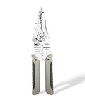 8 In 1 Wire Stripper Crimper Cutter Pliers For Electricians Pro Grade Heavy Duty Tool With Screw Size Guide