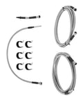 Durable Fuel Line Kit For Chevy Silverado 2500 HD And 3500 Plus GMC Sierra 3500 Years 2004 To 2007 Upgrades And Fixes Your Heavy Duty Truck With Ease, braided steel lines and clips
