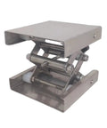 Motorized Rotary Positioning Stage With Stainless Steel Lifting Platform, Height Adjustable Table, 100 By 100mm, 10Kg Load Capacity