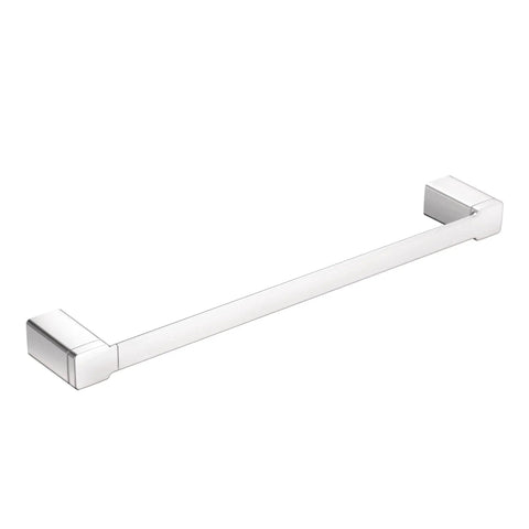 90 Degree 18 Inch Chrome Towel Bar For Bathroom And Kitchen No Fuss Easy Install Wall Mount Durable Corrosion Resistant Bar With Secure Mounting