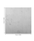 Top Shelf Stainless Steel Square Sheets 2 Pack 15X15X0.08Cm Sleek Mill Finish Solid Flat Stock Prime, 15cm x 15cm stainless steel sheet.