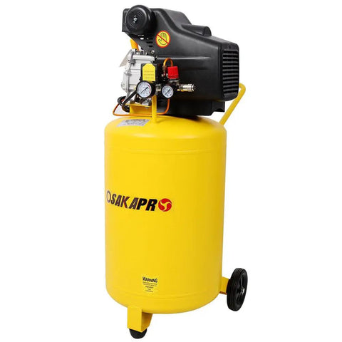 Aynuma 21 Gallon Vertical Air Compressor Oil-Free Portable Unit With Wheels Heavy Duty Steel Tank Thermal Overload Protection For Garage Workshop And Auto Repair Projects