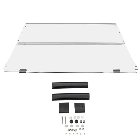 Clear Fold Down Golf Cart Windshield Windscreen For TXT 1994 To 2014 with installation hardware