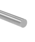 6mm x 100mm high-speed steel round rod for lathe work, silver metal cylindrical bar (side view)