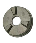 Front view: clutch cam for BFS451/DFS451 drywall screwdriver, round gray metal part