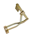 Heavy-Duty Door Hinge With Silent Hydraulic Buffer, 18-Position Adjustable Self-Locking Furniture Hinge for bed folding