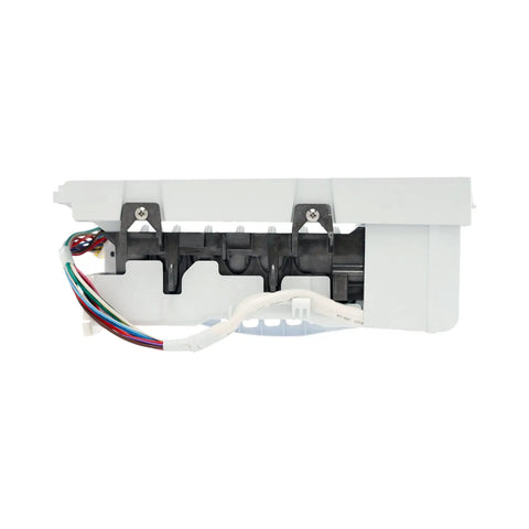 Side view of Ice Maker Assembly for Fridge Replacement Kit DA97-07592A OEM Genuine Housing AW-PJ Compatible with Samsung Fridges