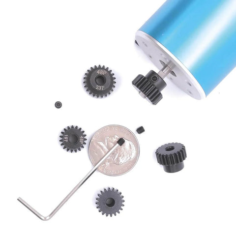 Dope 48P Pinion Gear Set With 19T 20T 21T 22T 23T Options And Screwdriver For 3.175mm Shaft 1/10 RC Brushless Motor Durable Metal