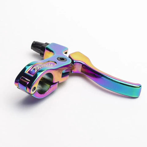 Throttle Series BMX Right Brake Lever Oil Slick Finish With Lightweight Design And Precise Control