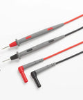 Deluxe Electronic Test Lead Kit With 2.6m Leads Red Black Green Probes 3 Alligator Clips Low Leakage Probes 26mm Jaw Opening