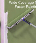 Killer 18 Inch Shedless Paint Roller Cover Haul 48 Pack Lint Free With End Caps Professional Grade on a wall for wider coverage.